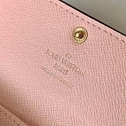 Louis Vuitton Multicles 6 Key Holder Damier Pink Button N41624 Size 10x7cm - 3
