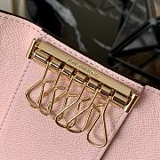 Louis Vuitton Multicles 6 Key Holder Damier Pink Button N41624 Size 10x7cm - 2