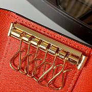 Louis Vuitton Multicles 6 Key Holder Damier Orange Button M60701 Size 10x7cm - 4
