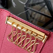 Louis Vuitton Multicles 6 Key Holder Monogram Red Button M60701 Size 10x7cm - 2