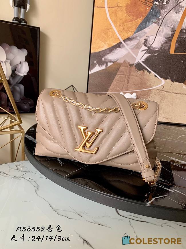 Louis Vuitton New Wave Chain Bag In Beige M58552 Size 24x14x9cm - 1