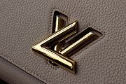 Louis Vuitton Twist PM Taurillon Leather In Grey M57093 Size 17cm - 2