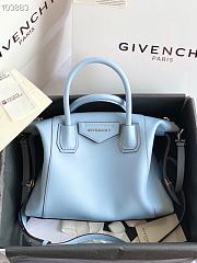 Givenchy Antigona Soft Tote Bag In Blue BB50F Size 30x8x25cm - 4