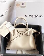 Givenchy Antigona Soft Tote Bag In White BB50F Size 30x8x25cm - 5