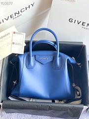 Givenchy Antigona Soft Tote Bag In Ocean Blue BB50F Size 30x8x25cm - 5