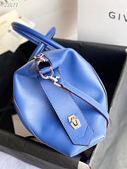 Givenchy Antigona Soft Tote Bag In Ocean Blue BB50F Size 30x8x25cm - 4