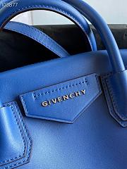 Givenchy Antigona Soft Tote Bag In Ocean Blue BB50F Size 30x8x25cm - 2