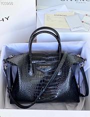 Givenchy Antigona Soft Tote Bag In Crocodile Black BB50F Size 30x8x25cm - 2