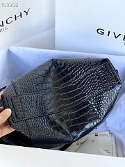 Givenchy Antigona Soft Tote Bag In Crocodile Black BB50F Size 30x8x25cm - 3