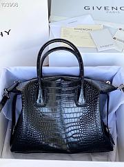 Givenchy Antigona Soft Tote Bag In Crocodile Black BB50F Size 30x8x25cm - 4