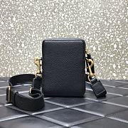 Valentino Garavani Identity Crossbody Bag In Black VY0B0 Size 12x4.5x16cm - 5
