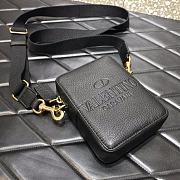 Valentino Garavani Identity Crossbody Bag In Black VY0B0 Size 12x4.5x16cm - 4