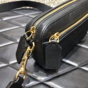 Valentino Garavani Belt Bag In Black Leather VY0B0 Size 19x4x10cm - 4