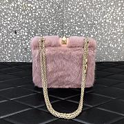 Valentino Imported Mink Fur Bag P2744 Size 21cm - 2