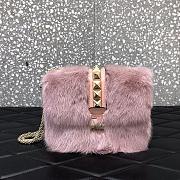 Valentino Imported Mink Fur Bag P2744 Size 21cm - 3