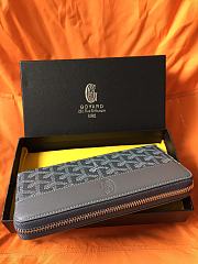 Goyard Petite Maroquinerie GM Wallet In Grey Size 20x2.3x1cm - 5