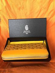 Goyard Petite Maroquinerie GM Wallet In Yellow Size 20x2.3x11cm - 2