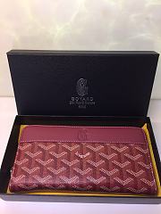 Goyard Petite Maroquinerie GM Wallet In Bodeaux Size 20x2.3x11cm - 1