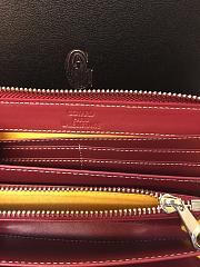 Goyard Petite Maroquinerie GM Wallet In Bodeaux Size 20x2.3x11cm - 3
