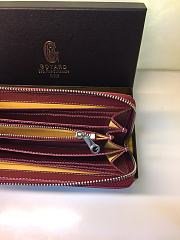 Goyard Petite Maroquinerie GM Wallet In Bodeaux Size 20x2.3x11cm - 6