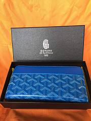 Goyard Petite Maroquinerie GM Wallet In Bleu Ciel Size 20x2.3x11cm - 6