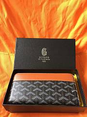 Goyard Petite Maroquinerie GM Wallet In Black and Brown Size 20x2.3x11cm - 5