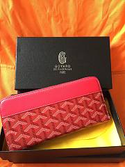 Goyard Petite Maroquinerie GM Wallet In Red Size 20x2.3x11cm - 6