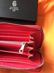Goyard Petite Maroquinerie GM Wallet In Red Size 20x2.3x11cm - 5