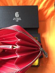 Goyard Petite Maroquinerie GM Wallet In Red Size 20x2.3x11cm - 4