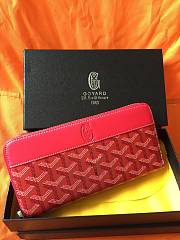 Goyard Petite Maroquinerie GM Wallet In Red Size 20x2.3x11cm - 3