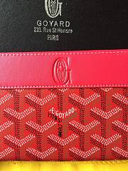 Goyard Petite Maroquinerie GM Wallet In Red Size 20x2.3x11cm - 2