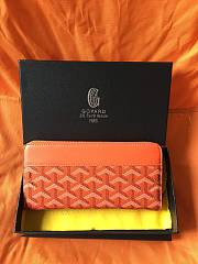 Goyard Petite Maroquinerie GM Wallet In Orrange Size 20x2.3x11cm - 6