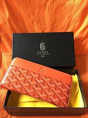Goyard Petite Maroquinerie GM Wallet In Orrange Size 20x2.3x11cm - 3