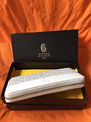 Goyard Petite Maroquinerie GM Wallet In White Size 20x2.3x11cm - 4