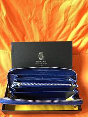 Goyard Petite Maroquinerie GM Wallet In Ocean Blue Size 20x2.3x11cm - 6