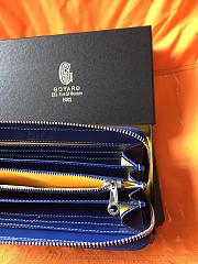 Goyard Petite Maroquinerie GM Wallet In Ocean Blue Size 20x2.3x11cm - 5