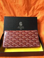 Goyard Petite Maroquinerie GM Wallet In Ocean Rouge Size 20x2.3x11cm - 6