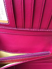 Goyard Petite Maroquinerie GM Wallet In Ocean Rouge Size 20x2.3x11cm - 3