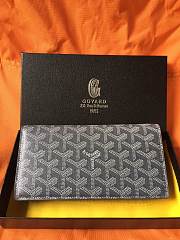 Goyard Petite Maroquinerie GM Wallet In Dark Grey Size 20x2.3x11cm - 1