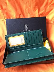 Goyard Petite Maroquinerie GM Wallet In Green Size 20x2.3x11cm - 3