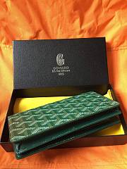 Goyard Petite Maroquinerie GM Wallet In Green Size 20x2.3x11cm - 4