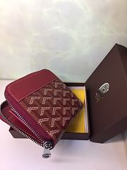 Goyard Zip Wallet In Green Size 11x10cm - 4