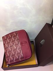 Goyard Zip Wallet In Green Size 11x10cm - 2