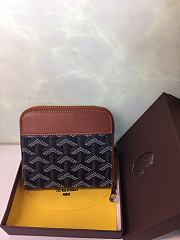 Goyard Zip Wallet In Brown Size 11x10cm - 2