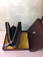 Goyard Zip Wallet In Black Size 11x10cm - 6