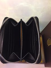Goyard Zip Wallet In Black Size 11x10cm - 3