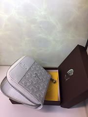 Goyard Zip Wallet In White Size 11x10cm - 2