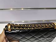 Chanel New Wallet On Chain WOC Black 33814 Size 19cm - 3