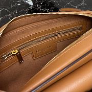 Dior Saddle Pouch In Brown Calfskin S5620 Size 19x10.5x5cm - 2