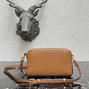 Dior Saddle Pouch In Brown Calfskin S5620 Size 19x10.5x5cm - 5